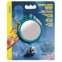 LW Mirroir Circulaire Double Face/Clochette Petits Oiseaux
