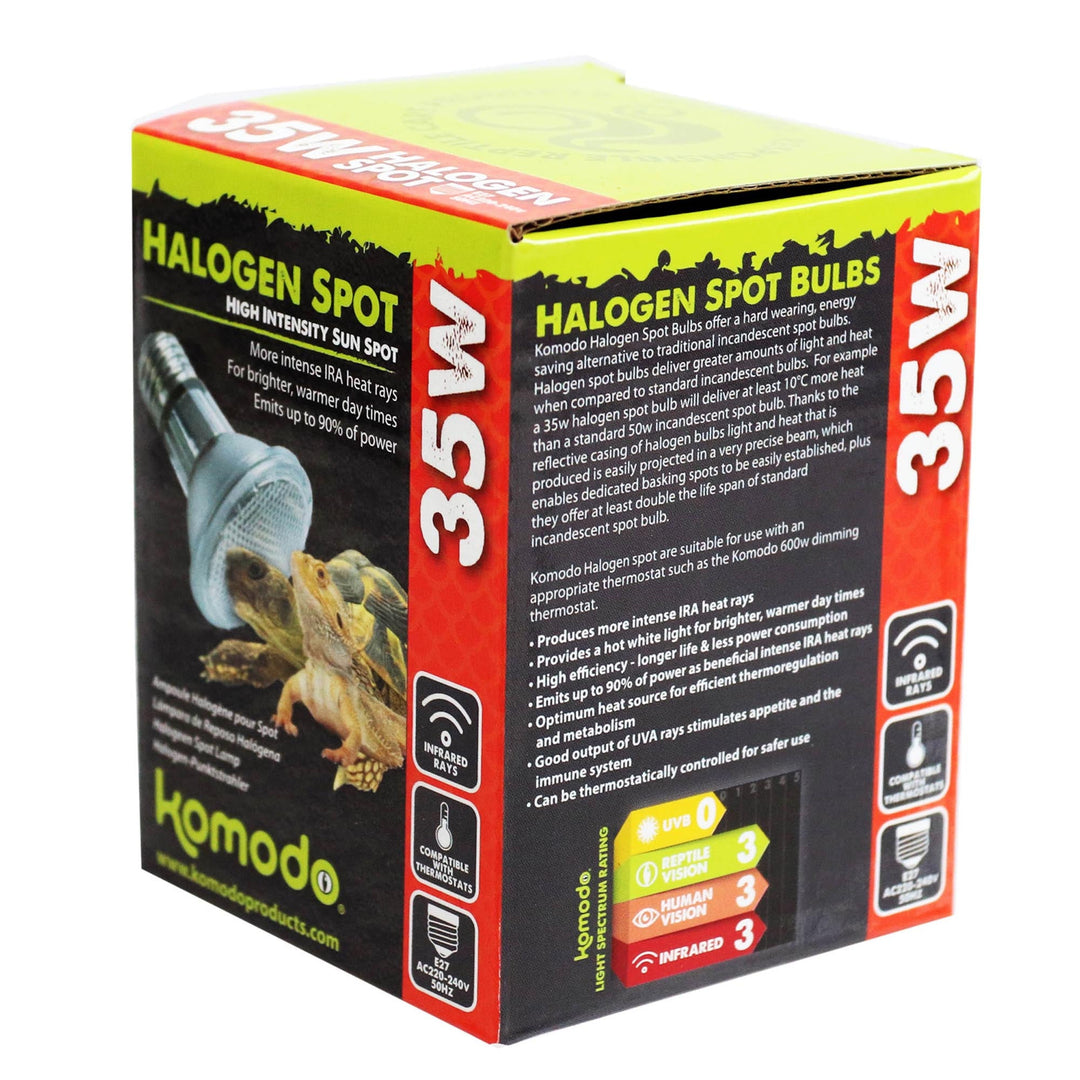*KOMODO Ampoule Halogène ES 35W pour Reptiles