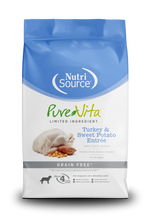 Voir l’image dans la galerie, NutriSource PureVita - Chien Dinde et Patate Douce - Nourriture Sèche à Ingrédients Limités Sans Grains pour Chiens