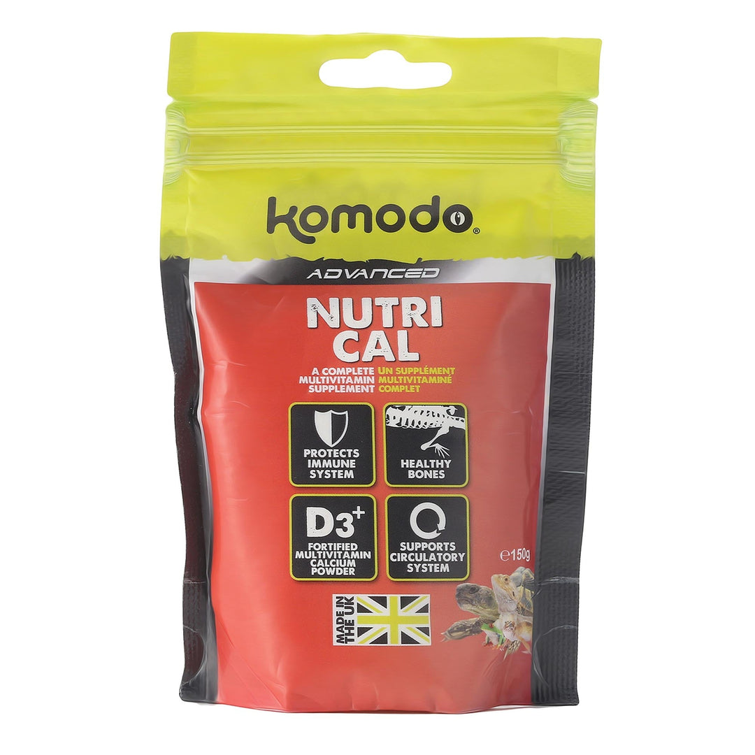 KOMODO Supplément Nutri-Cal 150g pour Reptiles