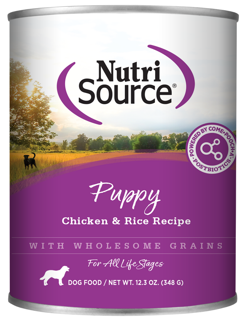 NutriSource - Chiot Pâté de Poulet et Riz - Nourriture Humide pour Chiens