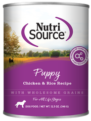 NutriSource - Chiot Pâté de Poulet et Riz - Nourriture Humide pour Chiens