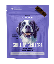 NutriSource Grillin' Grillers - Boeuf - Gâteries Tendres pour Chiens