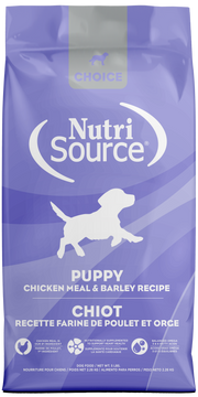 NutriSource Choice - Chiot Poulet et Orge - Nourriture Sèche pour Chiens