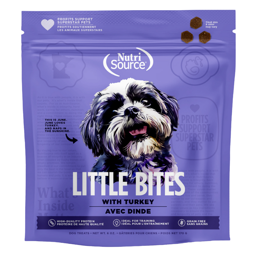 NutriSource - Petites Bouchées de Dinde - Gâteries d'Entraînement pour Chiens