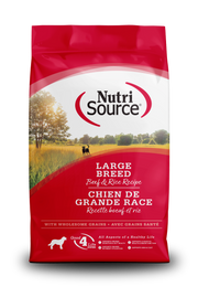 NutriSource - Chien Grande Race - Boeuf et Riz - Nourriture Sèche pour Chiens