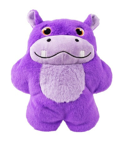 Kong - Snuzzles Hippopotame - Jouet en Peluche avec Couineur pour Chiens