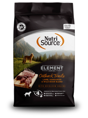 NutriSource Element Series - Chien Outback Trails Agneau, Kangourou et Sangliers avec Grains Anciens - Nourriture Sèche pour Chiens