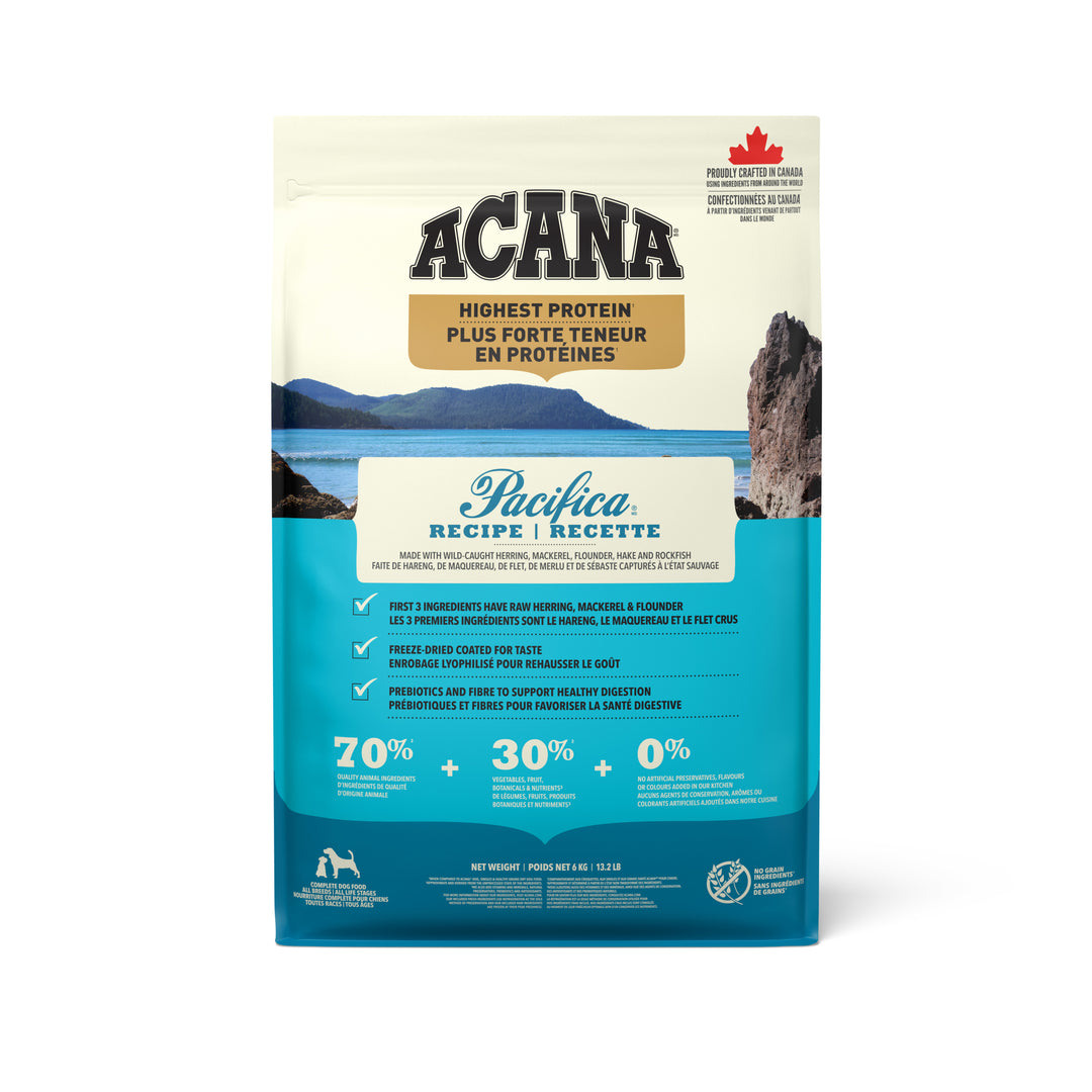 Acana Regionals - Chien Pacifica - Nourriture Sèche Proteinée Sans Grains pour Chiens