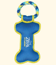 Fitness Zeus - Os avec Corde 30.5 cm - Jouet à Tirer en Nylon Robuste pour Chiens