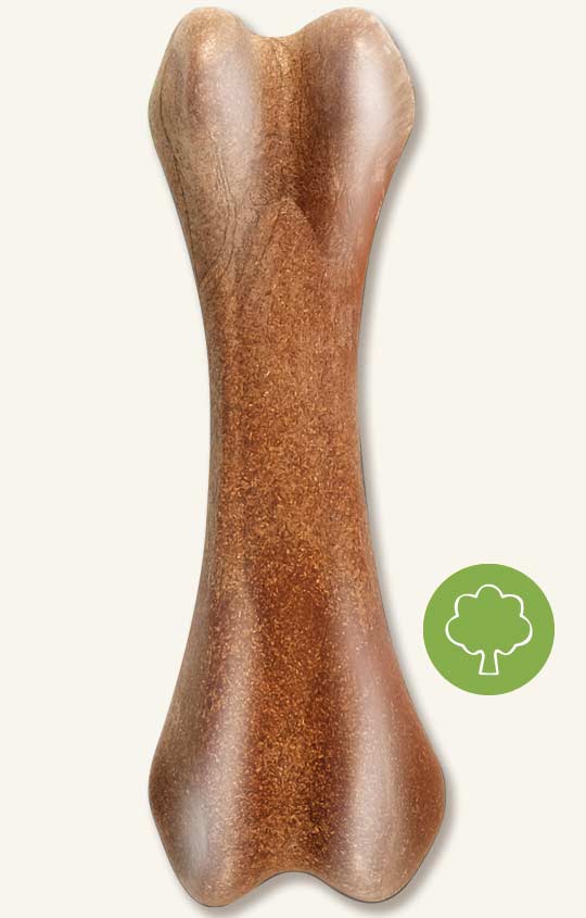 Nosh Zeus - Os en Bois et Nylon - Jouets à Mâcher pour Chiens