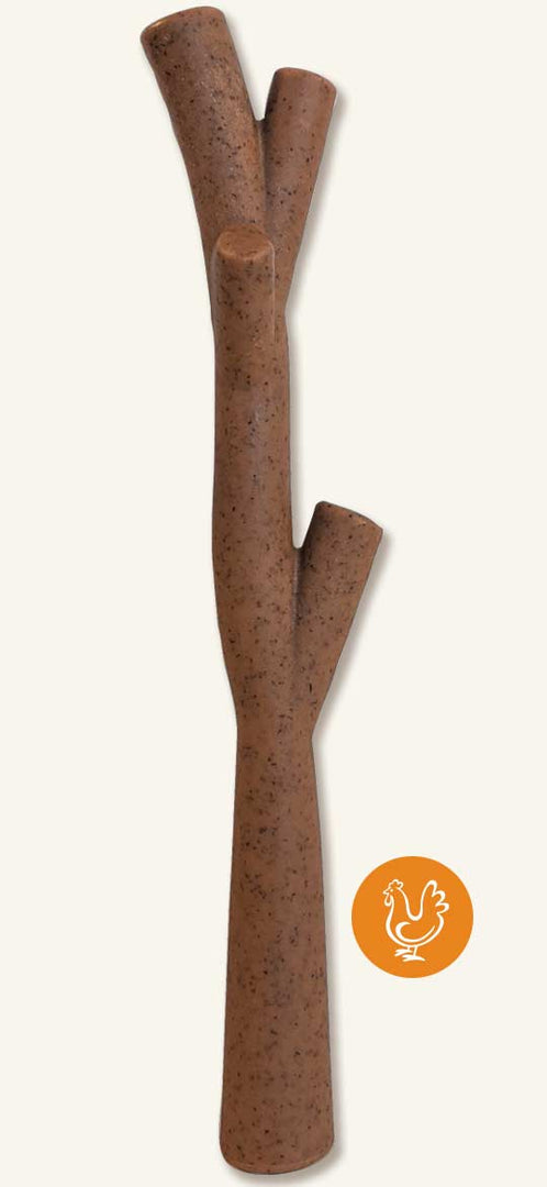 Nosh Zeus - Jouet à Mâchonner en Forme de Bâtonnet pour Chiens, 20 cm (Paquet de 3)