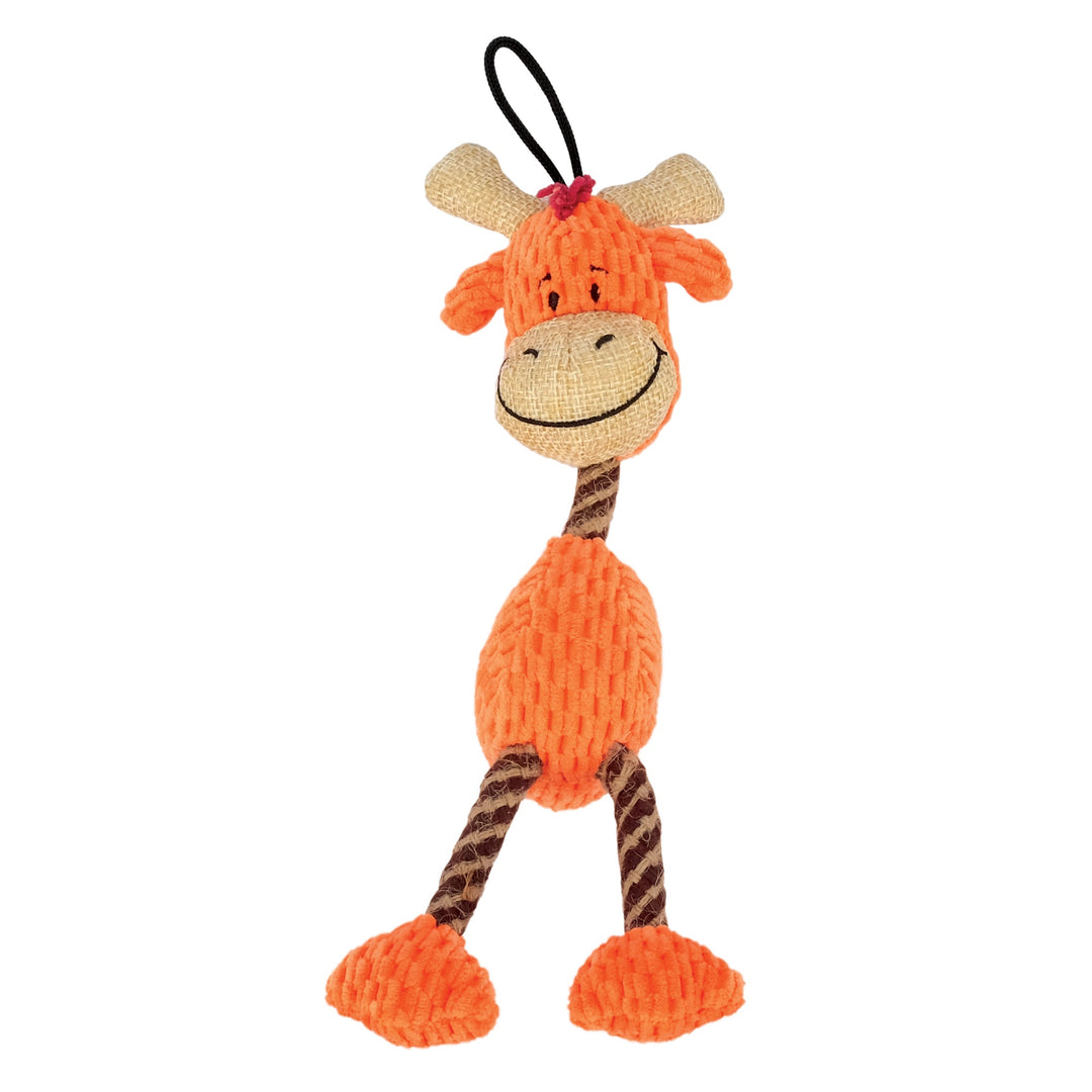 Mojo Naturals Zeus - Bedons Ronds 18.75 cm - Jouet en Peluche pour Chiens