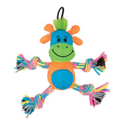 Mojo Naturals Zeus - Copains avec Cordes 13.75 cm - Jouet en Peluche pour Chiens