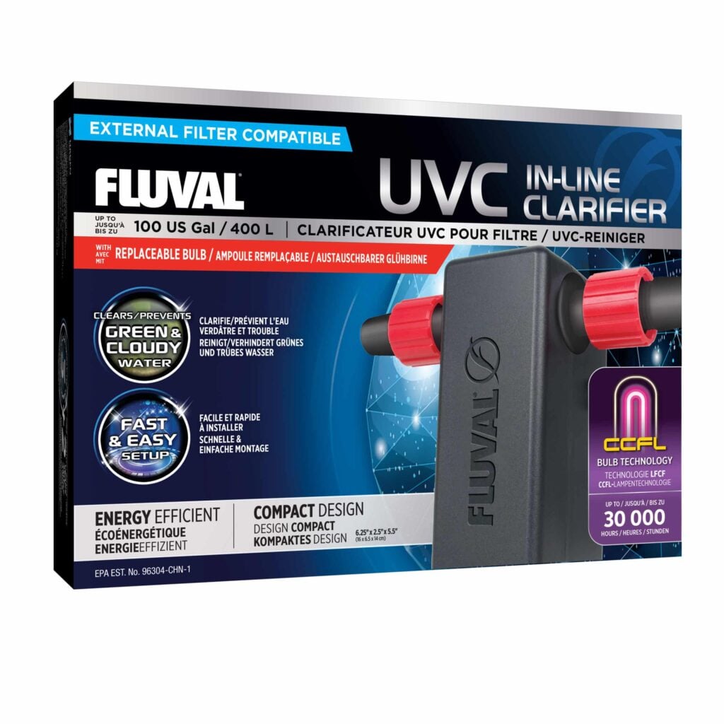 FLUVAL FX Clarificateur UVC avec Ampoule de Rechange 3W pour Aquarium
