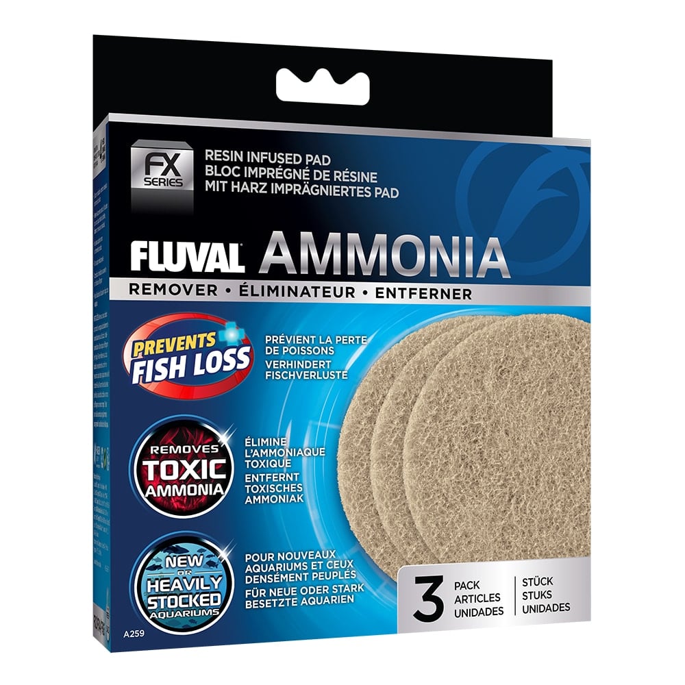 Fluval - Éliminateur d'Ammoniaque pour Filtre Extérieur - Masse Filtrante pour Aquariums