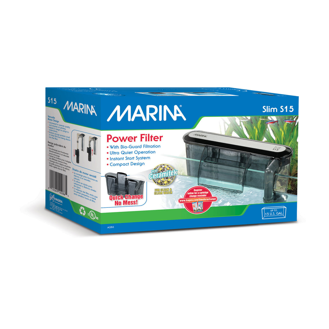 MARINA Slim S15 Filtre à Moteur 15G pour Aquarium