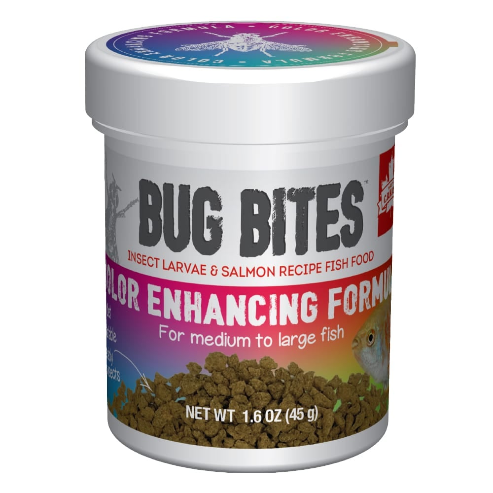 *BUG BITES Nourriture Microgranulés Couleurs M/L 2kg
