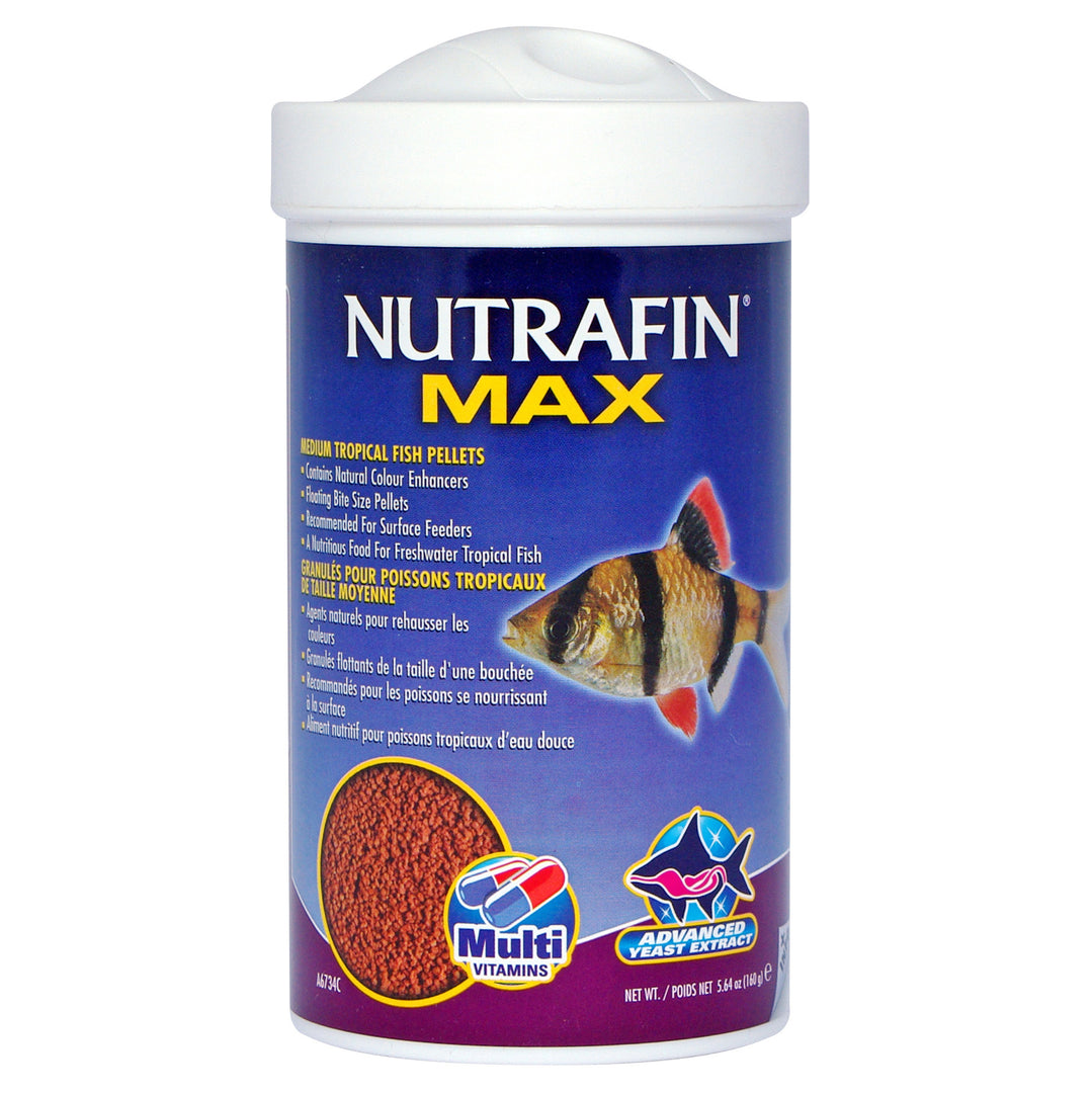 NUTRAFIN MAX Nourriture Microgranulés Poissons Tropicaux M 160g