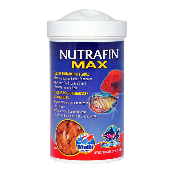 NUTRAFIN MAX Nourriture Poisson Flocons Rehausser les Couleurs 77g