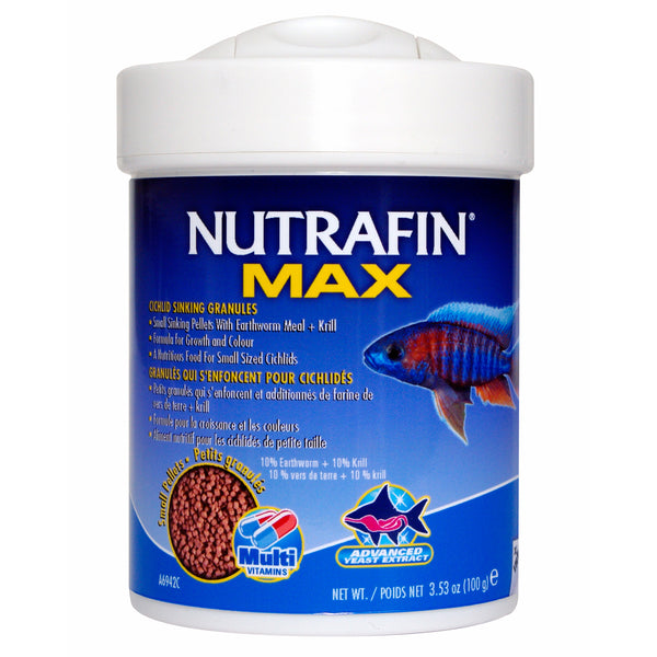 NUTRAFIN MAX Nourriture Granulés Cichlidés S 100g