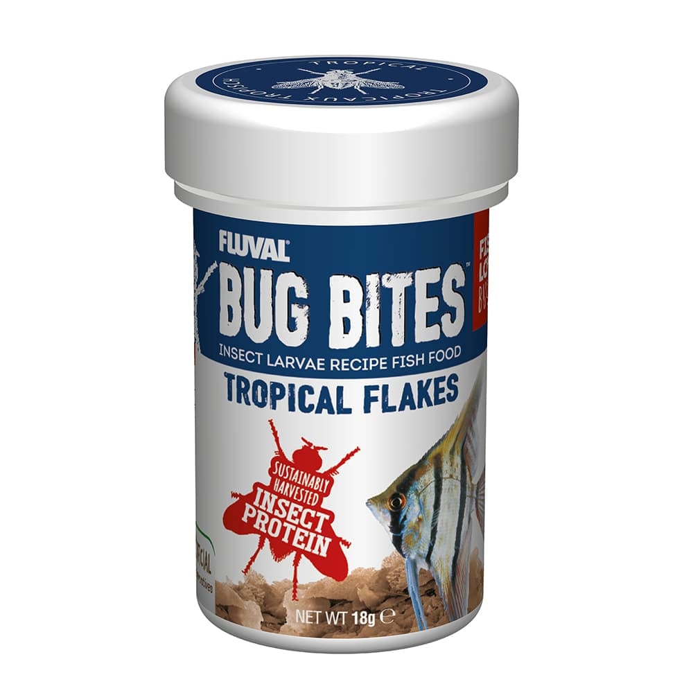 Fluval Bug Bites - Flocons pour Poissons Tropicaux - Nourriture pour Poissons