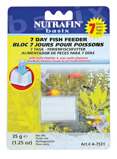 Nutrafin Basix - Bloc Vacances 7 Jours - Nourriture pour Poissons