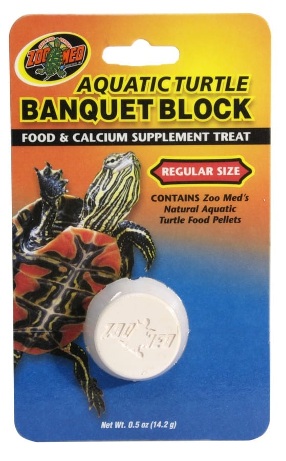ZOO MED Nourriture Tortues Aquatiques Bloc Régulier 0.5oz