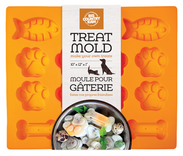 BCR Moule en Silicone Gros Poisson, Patte & Os