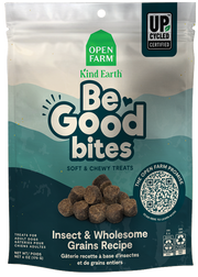 Open Farm Be Good Bites - Base d'Insectes et Grains Entiers - Gâteries Tendres pour Chiens