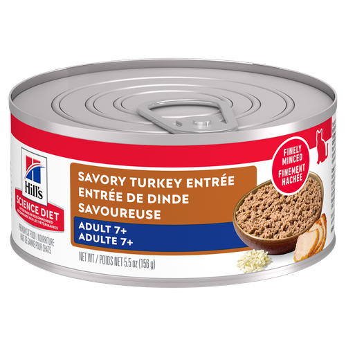 Hill's Science Diet - Chat Senior 7+ Pâté de Dinde - Nourriture Humide pour Chats