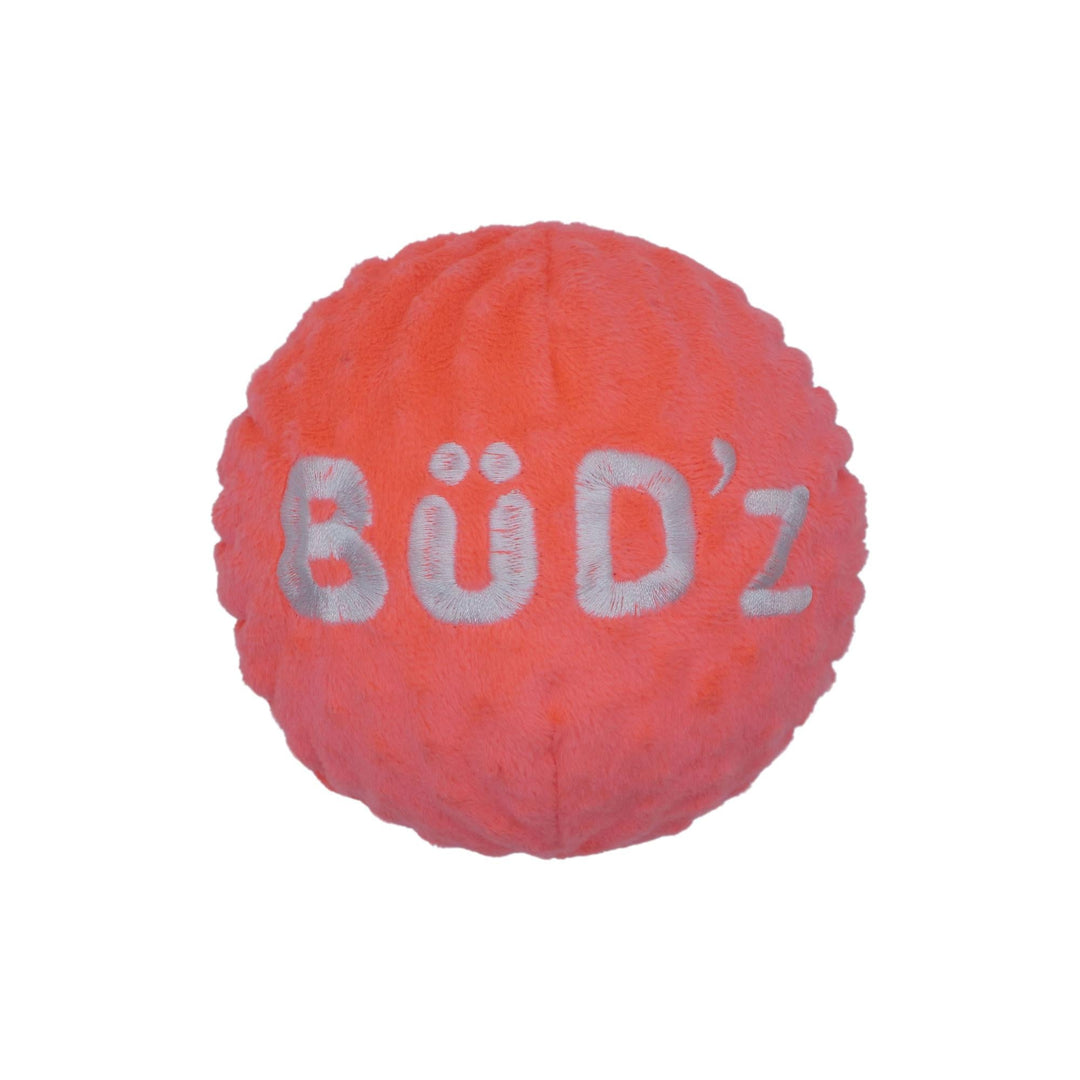 BüD'z - Jouet Balle à Pointes Enveloppée en Caoutchouc pour Chiens, 8.5 cm
