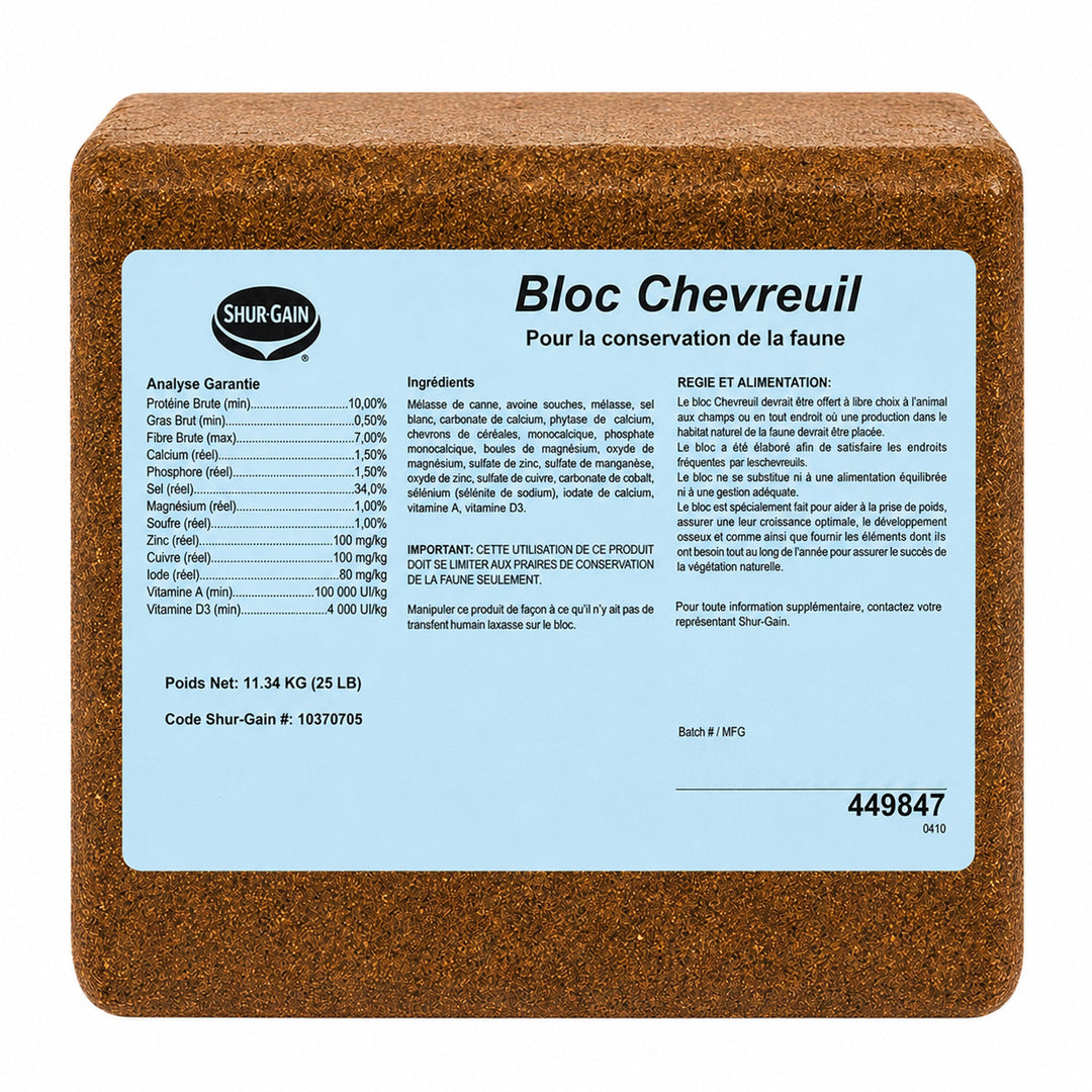 MONDOU Chasse - Bloc Chevreuil Trophy 25lb