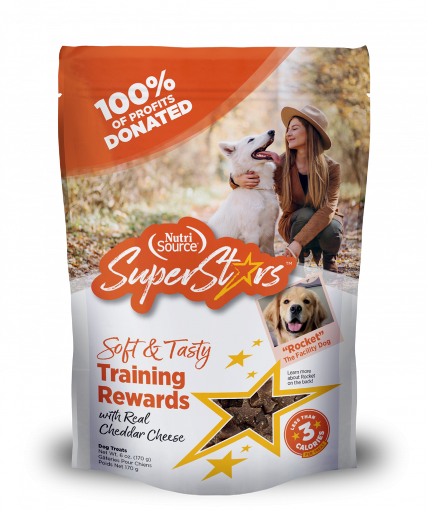 NutriSource Superstars - Fromage Cheddar - Gâteries d'Entraînement pour Chiens