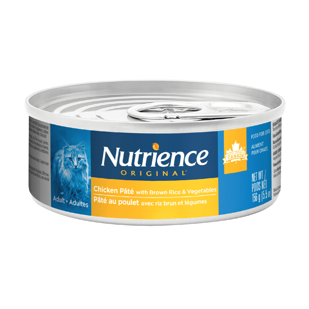 Nutrience Original - Pâté au Poulet avec Riz Brun et Légumes- Nourriture Humide pour Chats