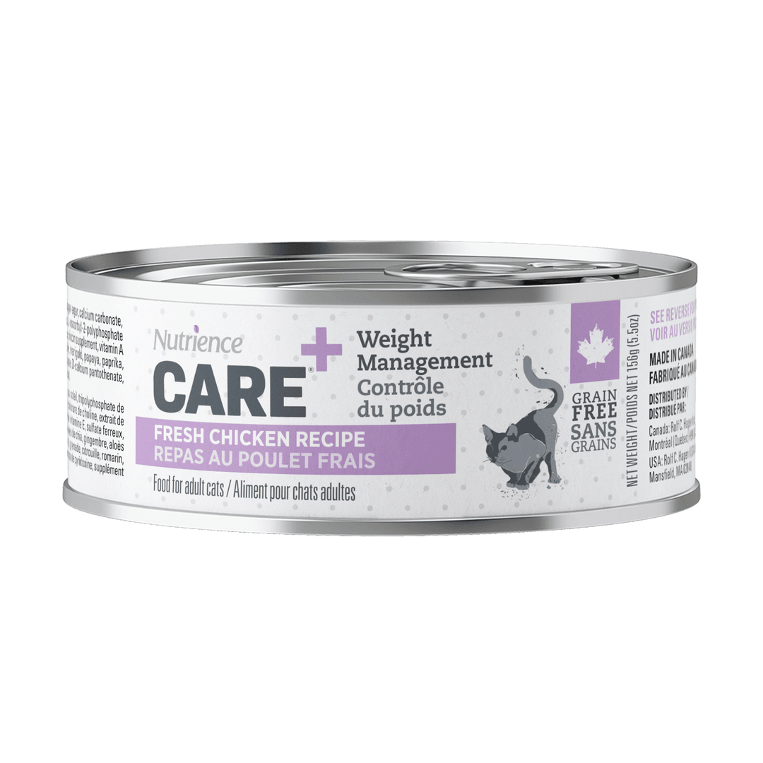 Nutrience Care - Chat Adulte Contrôle du Poids, Pâté de Poulet - Nourriture Humide Sans Grains pour Chats