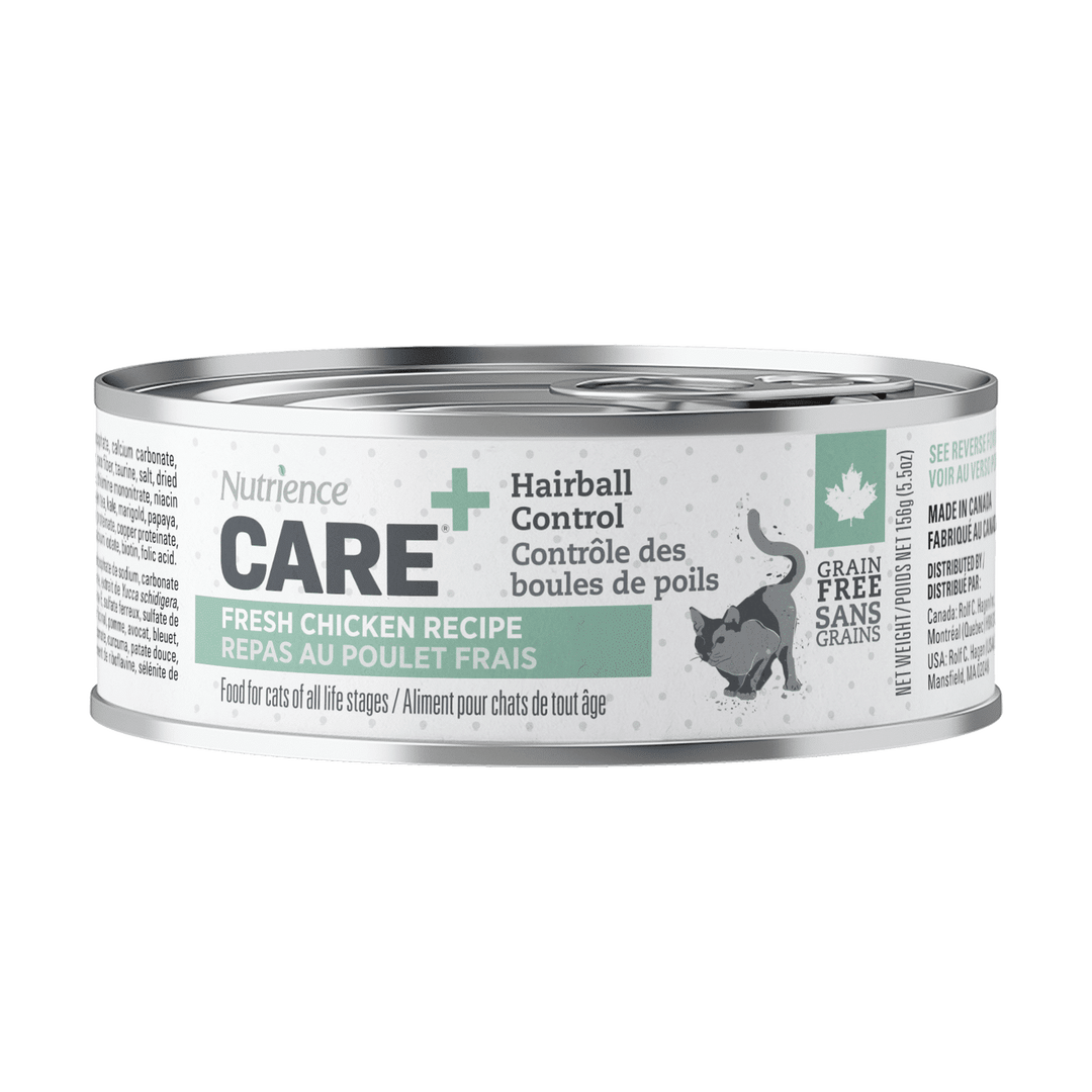 Nutrience Care - Chat Adulte Contrôle des Boules de Poils, Pâté de Poulet - Nourriture Humide Sans Grains pour Chats