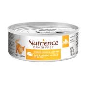 Nutrience Sans Grains - Chat Adulte Pâté à la Dinde, Poulet et Foie - Nourriture Humide pour Chats