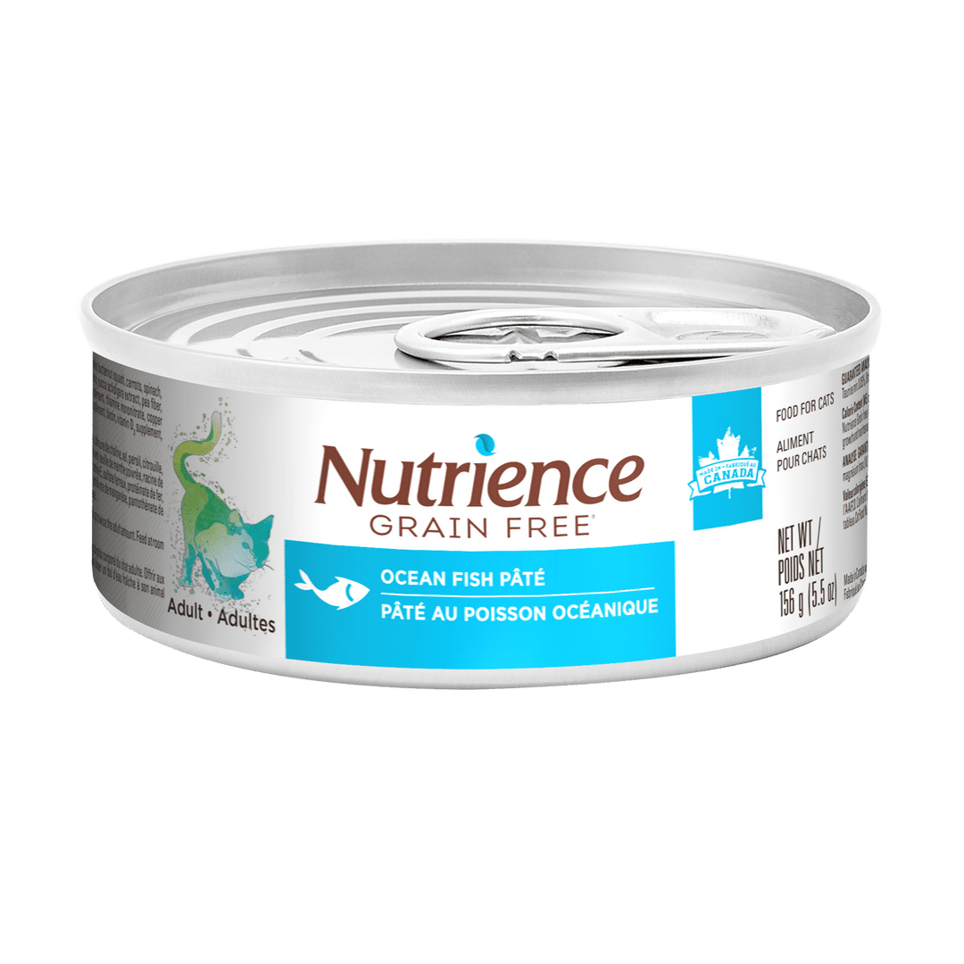 Nutrience Sans Grains - Pâté au Poisson Océanique - Nourriture Humide pour Chats Adultes