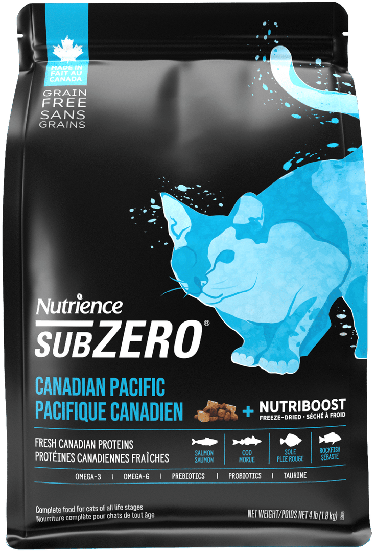 Nutrience Subzero - Pacifique Canadien - Nourriture Sèche Sans Grains pour Chats de Tout Âge