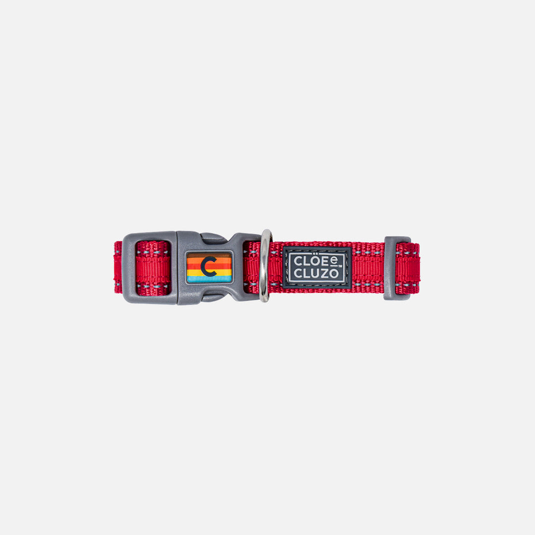 CLOE CLUZO Collier Ajustable Rouge XS