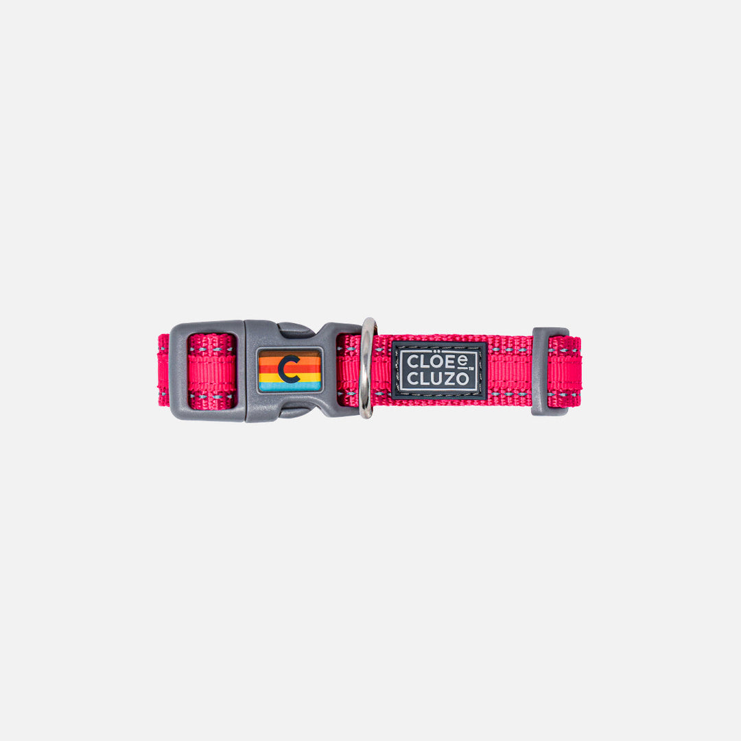 CLOE CLUZO Collier Ajustable Fuchsia XS