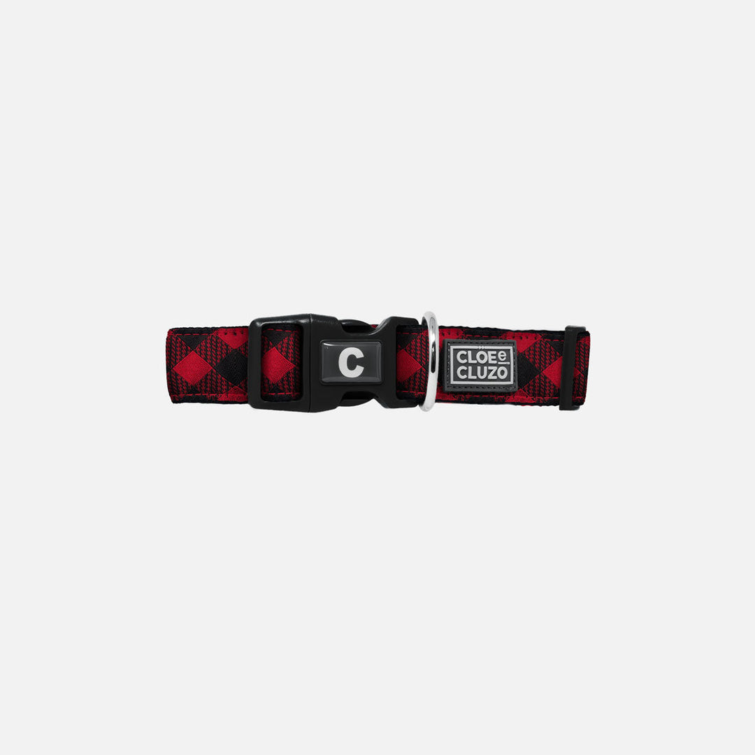 CLOE CLUZO Collier Motif Ajustable Plaid L