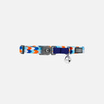 Voir l’image dans la galerie, CLOE CLUZO Chat Collier Motif Ajustable Chevrons