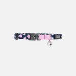 Voir l’image dans la galerie, CLOE CLUZO Chat Collier Motif Ajustable Fleurs Nauve