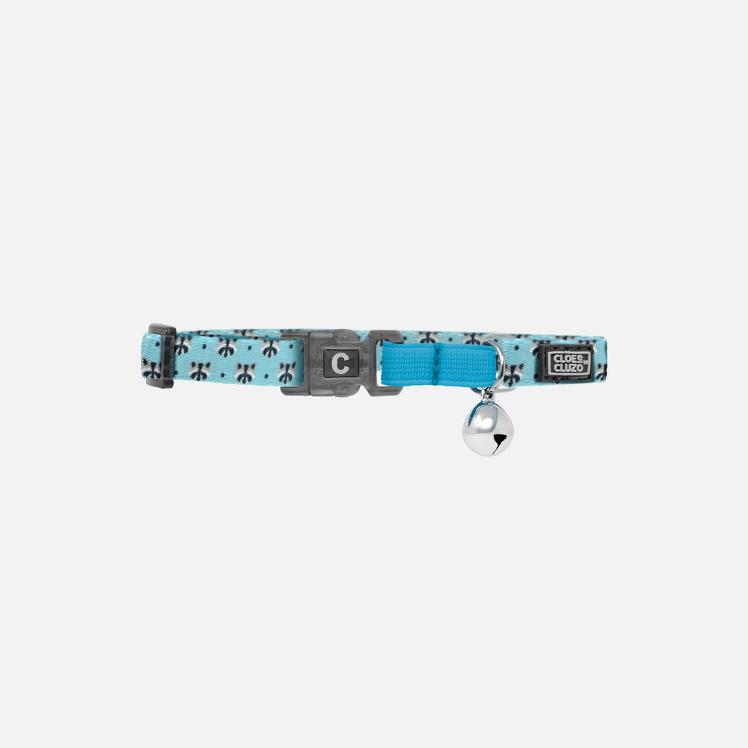 CLOE CLUZO Chat Collier Motif Ajustable Ratons Laveurs