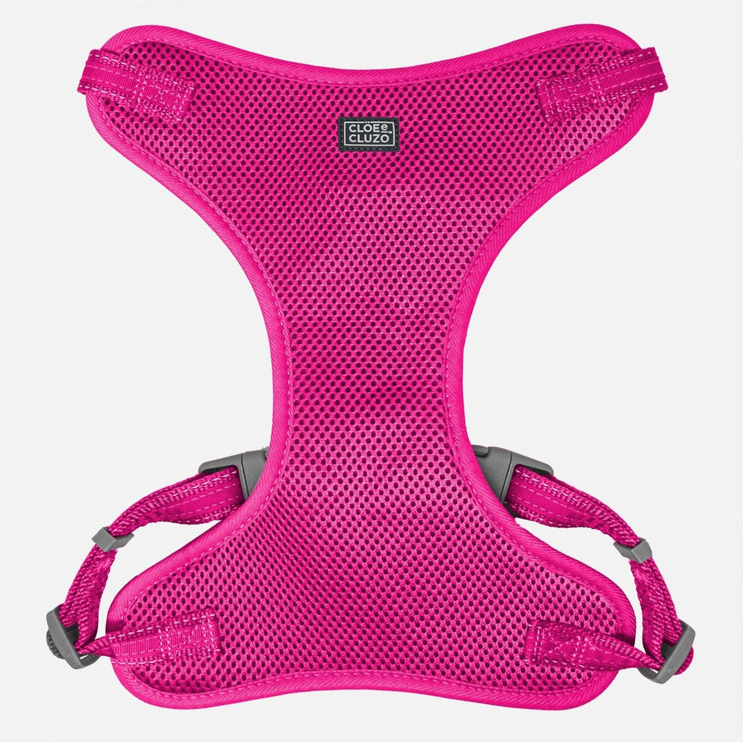 CLOE CLUZO Harnais Ajustable en Filet S/M Fuschia