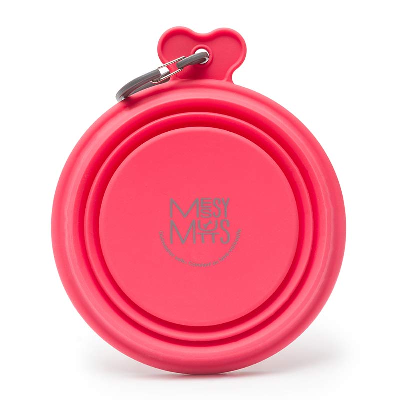 Messy Mutts - Bol de Voyage Rétractable en Silicone - Bol pour Chiens