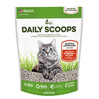 Cat Love Daily Scoops - Sans Parfum - Litière Écologique et Biodégradable Faite de Papier Recyclé pour Chats