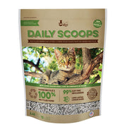 Cat Love Daily Scoops - Sans Parfum - Litière Écologique et Biodégradable Faite de Papier Recyclé pour Chats